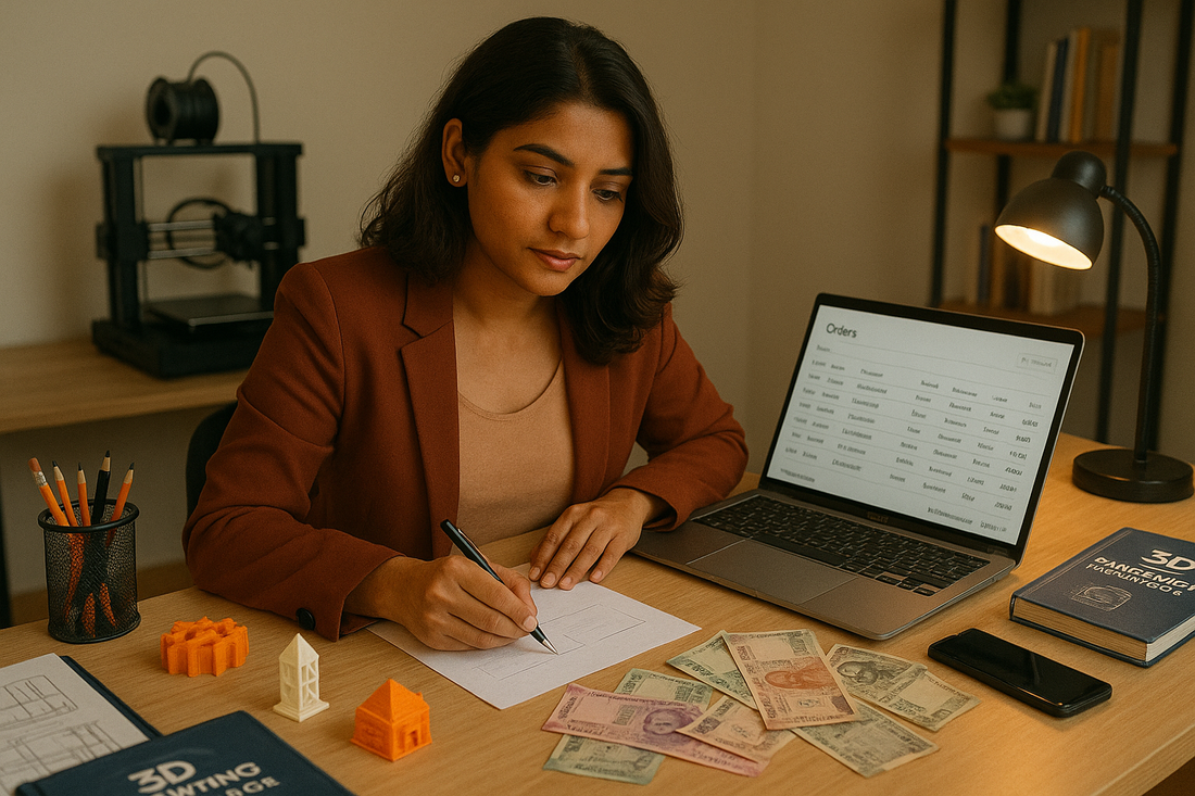 💰 How to Earn ₹1 Lakh+ Per Month from Home with 3D Printing